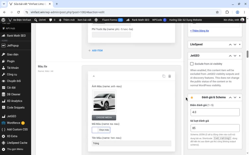 Hướng Dẫn Sử Dụng Web Ô tô 12 Trang sửa xe: giá, phiên bản, ảnh…